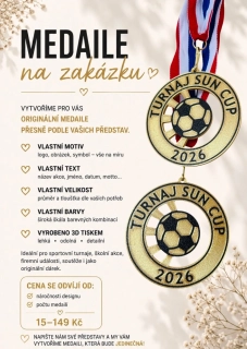 Medaile na zakázku